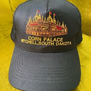 Black Corn Palace Cap trucker hat mesh back snap back